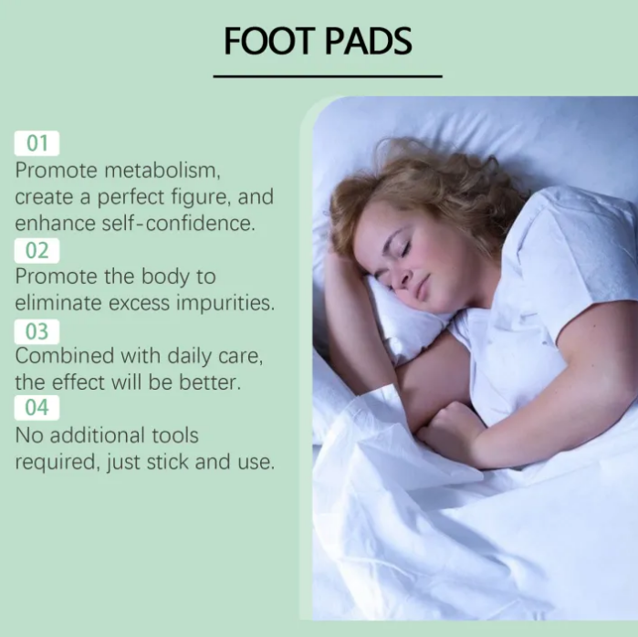100% Herbal & Gentle Ingredient Detox Ginger Foot Pads (Pack of 2) 20 Patches