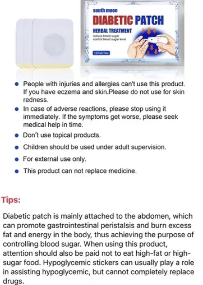 Blood Sugar Control Diabetic Patches |🔥BUY 1 GET 1 FREE🔥 Regular priceRs. 1,264.00 Sale priceRs. 599.00 Save 53%
